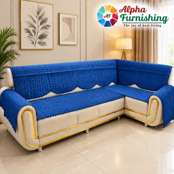Sale Active Velvet Touch 20 Piece Continuous Velvet Sofa Cover Fabric Set