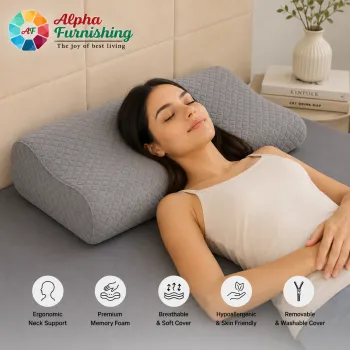Sale Active Big Orthopedic Contour Memory Foam Pillow for Neck Support