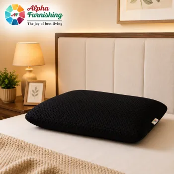 Sale Active Big Size Memory Foam Pillow, King Size 17 x 27 Inch, Medium Firmness for Comfortable Sleeping