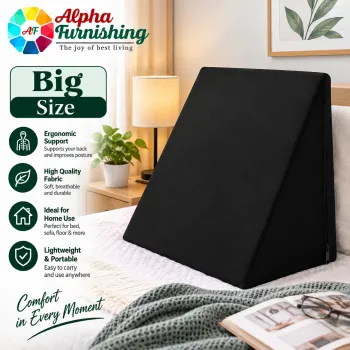Sale Active Big Memory Foam Wedge Pillow for Back, Leg & Knee Support