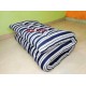 Sale Active Soft Blue Washable Cotton Filled Mattress/Gadda - (6 x 3 Feet or 72 x 36 Inches, Blue-White Striped Color) 