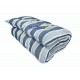 MarketFairy Single Bed Blue Washable Cotton Folding Mattress/Gadda for Students, PG, Hostel, Picnic, Guest - 3 x 6 feet, Multi Colour