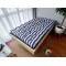 Sale Active 4 x 6 Feet Double Bed White Cotton Foldable Mattress/Gadda - Blue (48 x 72 Inch)